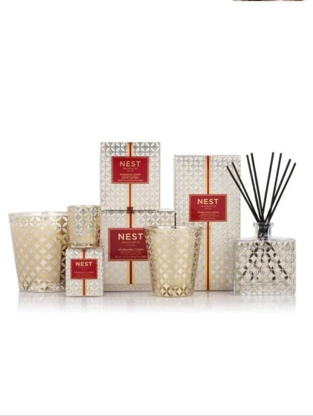 NEST Fragrances - Limited Edition Sparkling Cassis 3-Wick Candle - 21.1oz - NWT